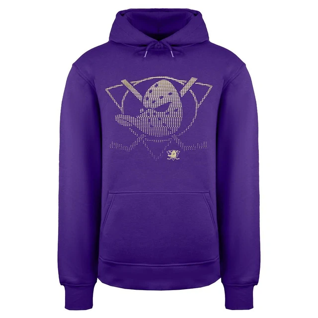 Felpa con cappuccio da uomo viola Fanatics NHL Anaheim Ducks Fade 1 1979MPPLFD1ADU