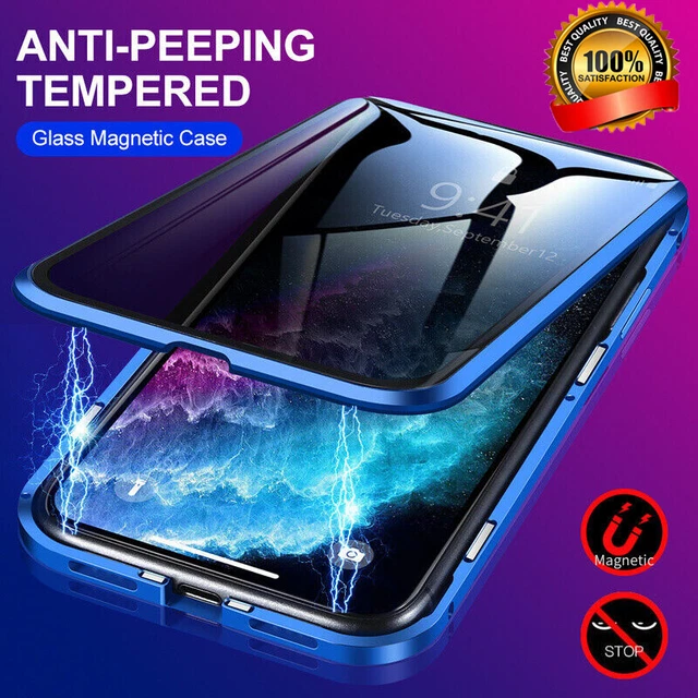 Coque 360 Pour Samsung Galaxy S23 S22 Ultra S23 Anti-voyeur étui en verre trempé