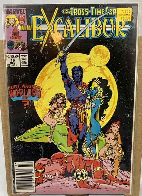 Excalibur #16- 1989 Chris Claremont, Alan Davis, X-Men