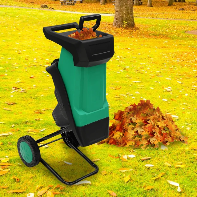 LEISEHÄCKSLER ELEKTRO HÄCKSLER Walzenhäcksler 50L 2400W Schredder