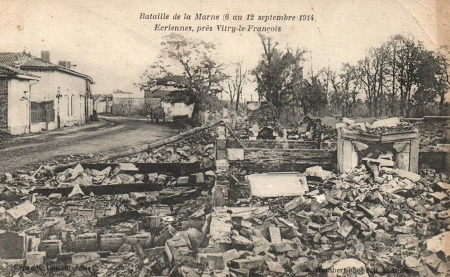 CPA 51. ECRIENNES (Marne) - Battle of the Marne 1914 near Vitry le François
