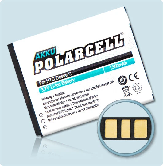 PolarCell HTC 35h00193-00m 35h00193-01m 99H10905-00 BATTERIE RECHARGEABLE