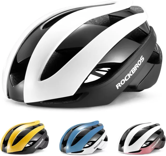 ROCKBROS Fahrradhelm Helm Unisex Radhelm 4 Farbe Schutzhelm M/L 55-61cm Helm