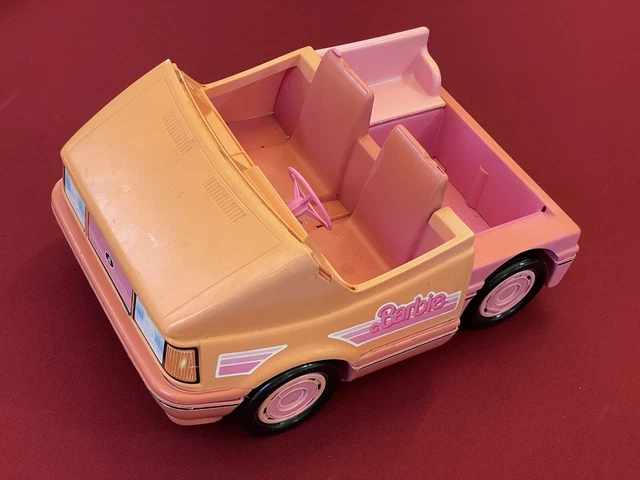 Voiture Barbie Mattel rose cabriolet - Jeux & Jouets