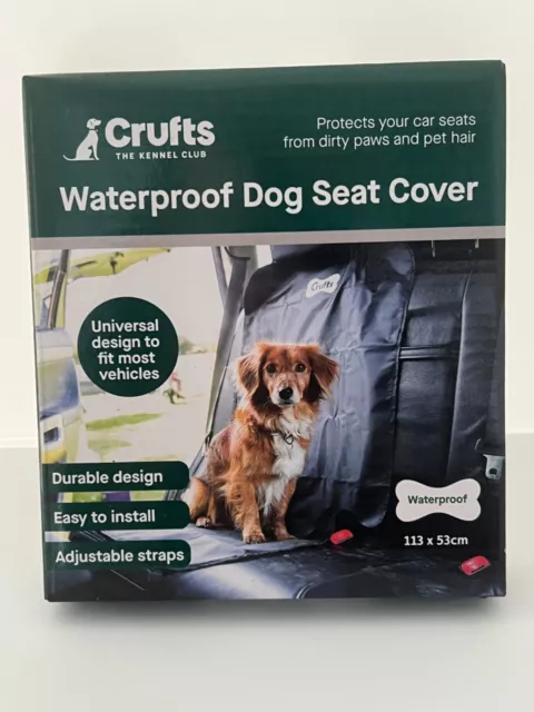 PMS CRUFTS KENNEL CLUB WATERPROOF DOG SET COVER - 113 x 53CMS