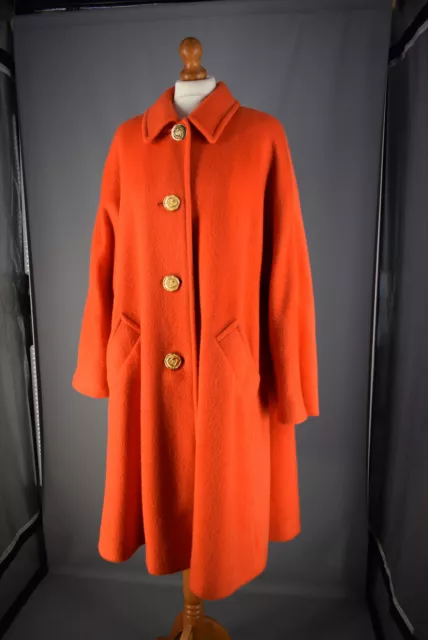 COLOURED LADIES JAEGER Coat Size 18 Terracotta Orange 189.00 PicClick UK