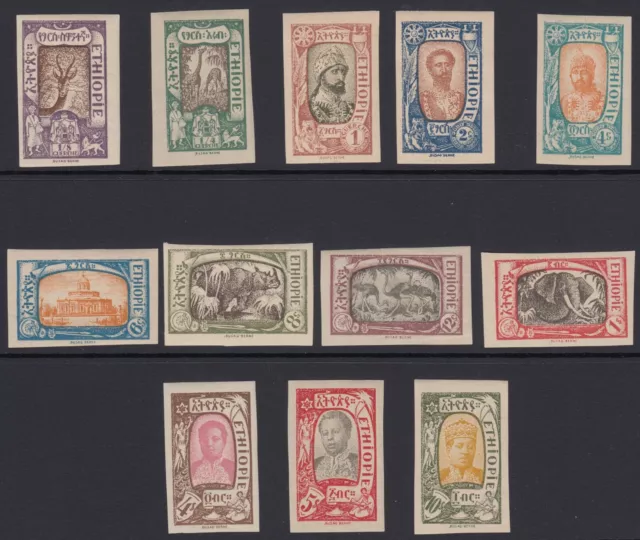 1919, Sc 120/34 LOT OF 12 STAMPS IMPERF - MINT NEVER HINGED (1 HINGED)