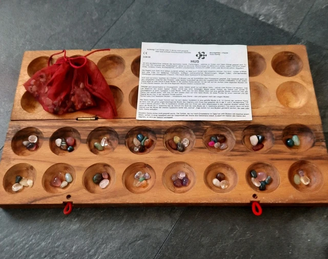 Bao L - Hus / Kalaha / Gioco del fagiolo in legno pregiato
