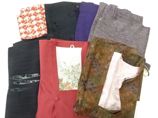 40735# Japanese Kimono / Antique Haori & Coat / 7 Pics