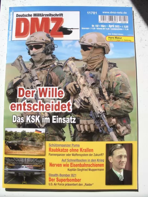 DMZ Deutsche Militärzeitschrift Nr. 152 vom März / April 2023