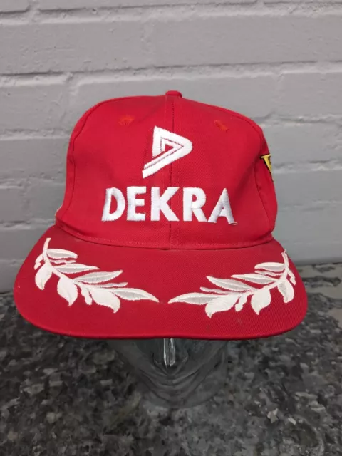 Michael Schumacher Basecap Dekra Ferrari Cap Formel 1 Snapback Unterschrift