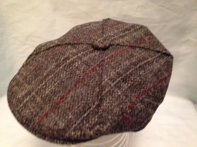 Golfistas De Golf Retro Escocés Harris Tweed Gorra Plana Para Hombre De Escocesa