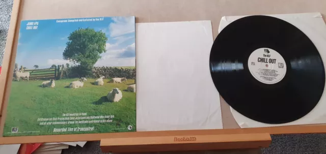 the klf chill out  12" vinyl album jams lp5 ex with klf merchandise ad