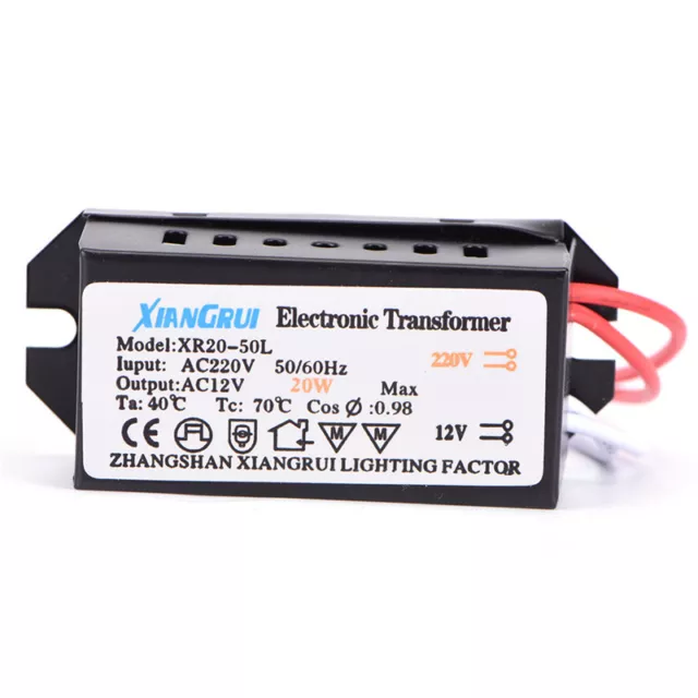 REYLAX 12V LED Driver 15W 1.25A, LED Power Supply Unit, 240V AC to 12V DC  Transformer LED, Constant Voltage Driver Adapter, Low Voltage Transformers  for DIY Light Strips, LED Bulbs and Ring