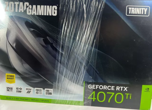 Zotac Gaming GeForce RTX 4070 Ti 12gb Trinity OC Grafikkarte - NEU