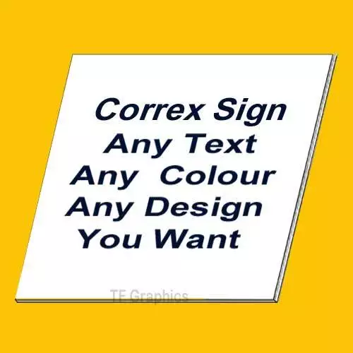 Custom Correx Signs Multiple Sizes Signage Outdoors Warning Disabled Adverts