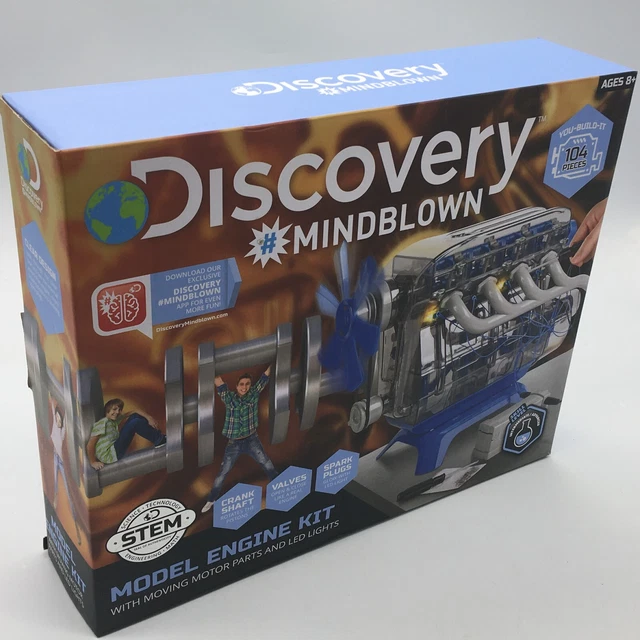 DISCOVERY MINDBLOWN MODEL Engine Kit DIY (STEM) Four Cylinder Moving