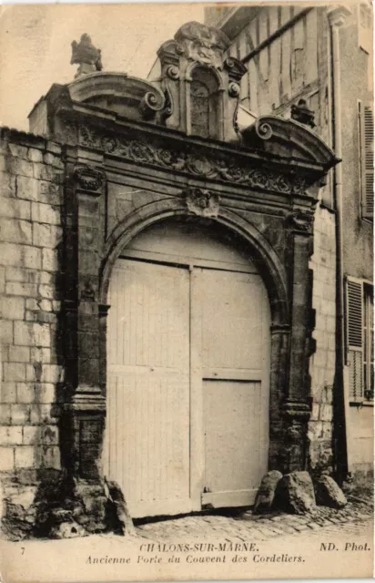 CPA CHALONS-sur-MARNE - Old Porte du Convent des Cordeliers (741819)