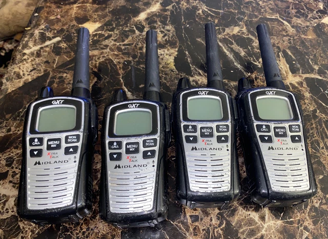 Lotto Di (4) Midland GXT860 Grms Due-Vie Radio Palmare Walkie / No