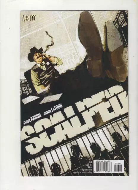 Scalped #43, 1st App. Earl Tubbs Southern Bastards, NM 9.4, 1st Print,2011,Scans