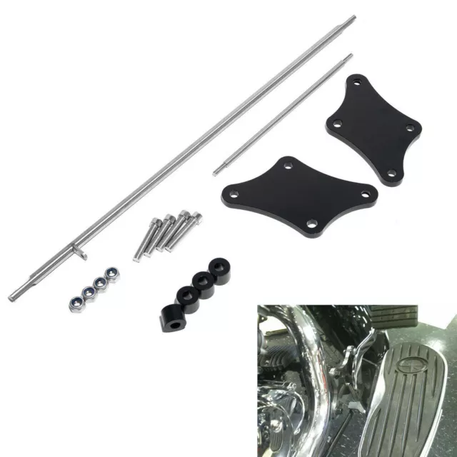 4" Vorverlegte Fußrastenanlage Verlängerung Kit für Yamaha VStar Dragstar XVS650