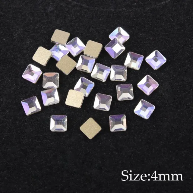 Moonlight Flat Back Rhinestone Beads Crystal Glass Strass Nail Art Crafts 100pcs
