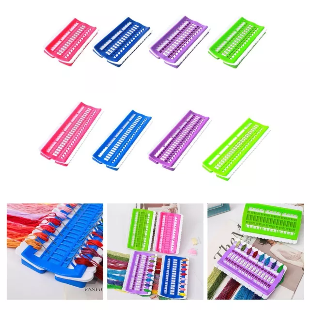Color Coded Sewing Floss Thread Organizer Holder for Embroidery Threads