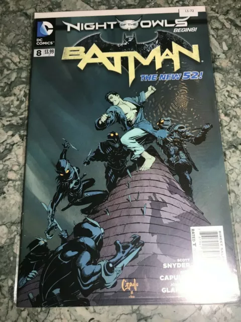 Batman vol.2 #8 2012 High Grade 9.4 DC Comic Book L1-72