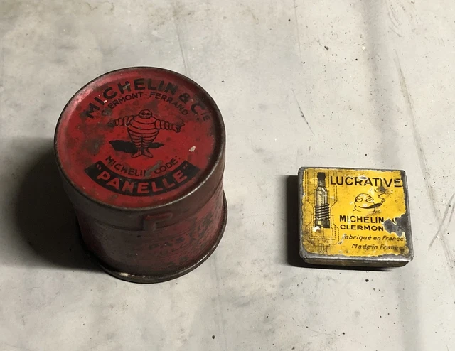 Plaque Métal Michelin Vintage – Tôle émaillée Garage Bibendum, 20x30 Cm