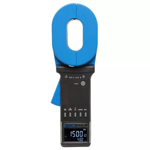 ETCR2200 Tester resistenza terra morsetto multifunzione di fascia alta 0,01Ω-1500Ω ⊕IK