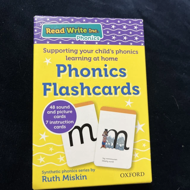 READ WRITE INC. Phonics Flashcards by Ruth Miskin £6.00 PicClick UK