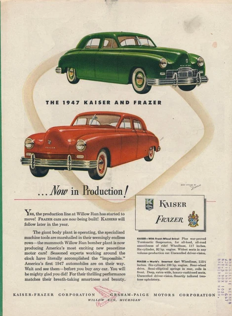Magazine Ad - 1946 - Kaiser-Frazer