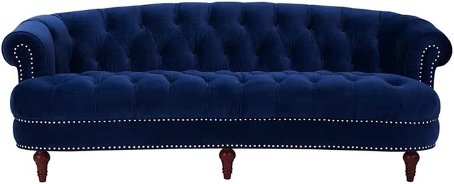 Jennifer Taylor Home La Rosa Collection Modern Victorian Hand-Tufted Upholstered