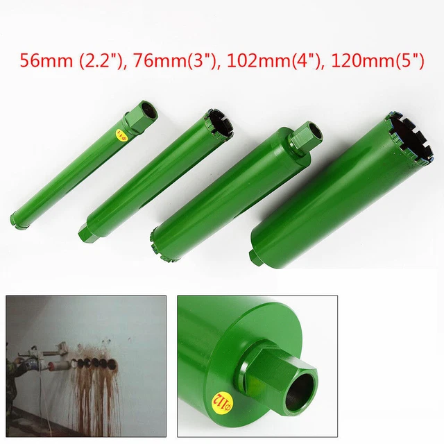 4Pcs Wet Diamond Core Drill Bits 2.2'' 3'' 4'' 5'' For Concrete Premium HOT