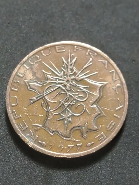 Francia Moneda 10 Francs De 1977
