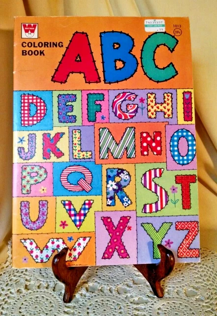 LIBRO DA COLORARE Vintage Whitman #1013 Abc 1968 R Ruhman Alys Nugent ...