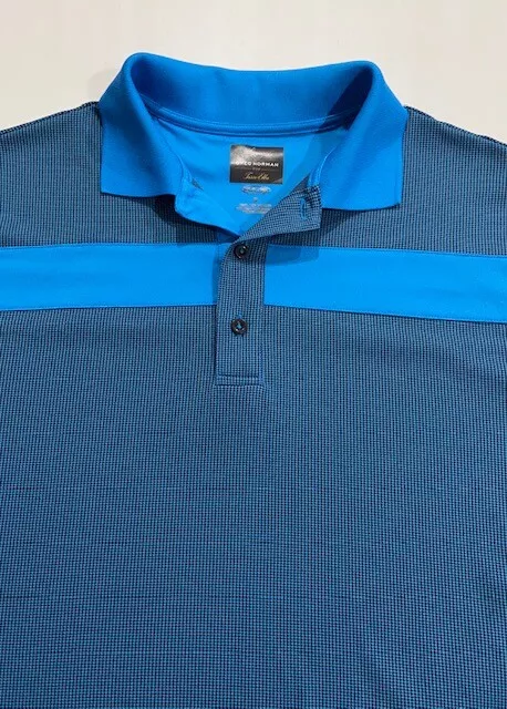 NEW Men's Greg Norman Tasso Elba Polo Shirt Size S Short Sleeve PlayDry Golf