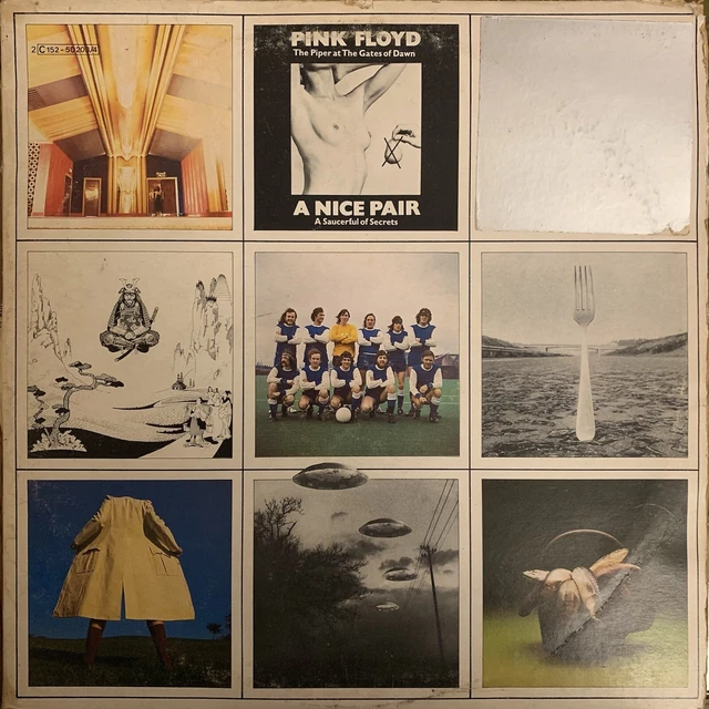 Vinyle Pink floyd A Nice Pair first press silver sticker