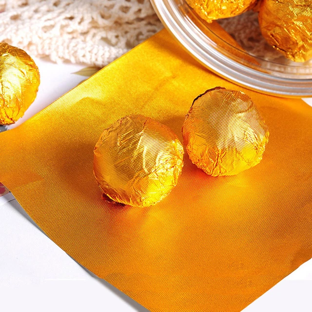 100 pz carta lamina caramelle ecologica sicura resistente al calore carta latta