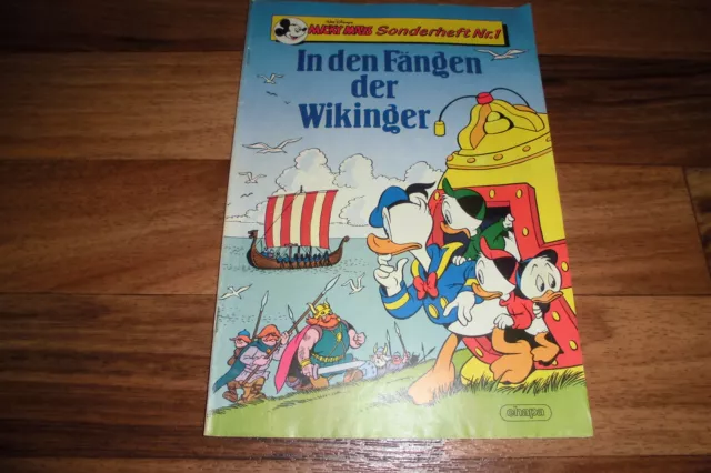 MICKY MAUS Sonderheft  # 1 -- in den FÄNGEN der WIKINGER  // Walt Disney  1989