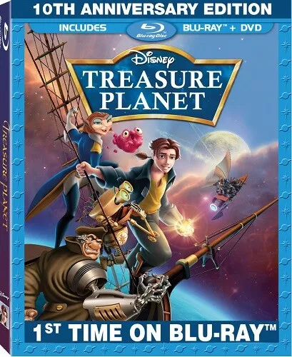 TREASURE PLANET New Sealed Blu-ray + DVD 10th Anniversary Edition
