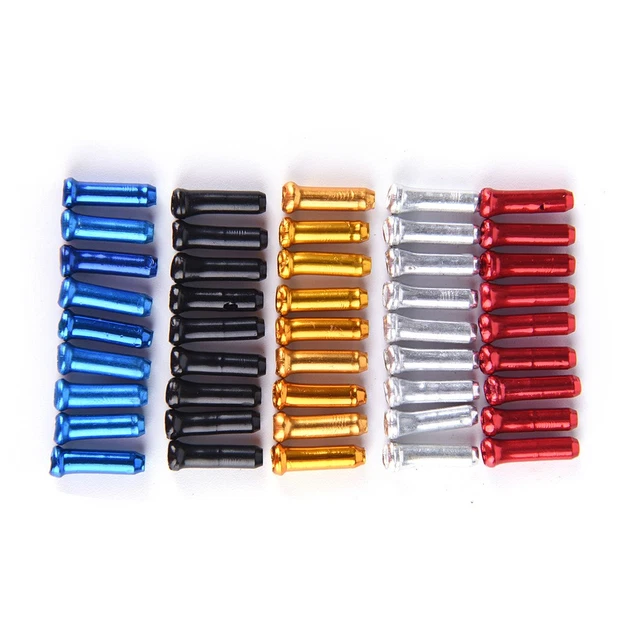KCNC Bicycle Cable End Caps – 10-Pack, Aluminum Tips For Brake & Derailleur Cables 6 thumbnail image