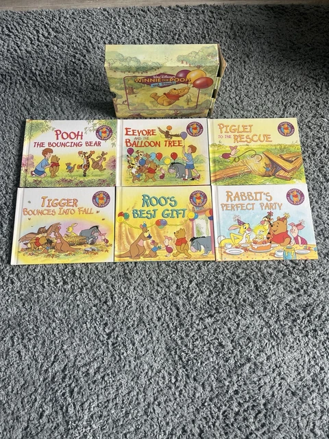 WALT DISNEY’S WINNIE the Pooh and Friend 6 book set, Eeyore, Piglet ...
