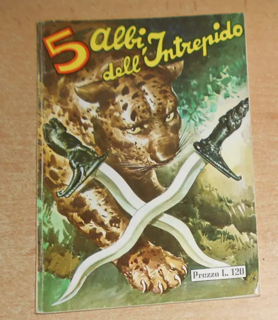 Ed.universo  Serie  Raccolta 5 Albi Dell'intrepido  N° 298 1962  Originale !!!!!