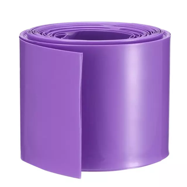 PVC Tubo termoretraibile tubo 43mm 26650 pellicola restringibile 5M viola