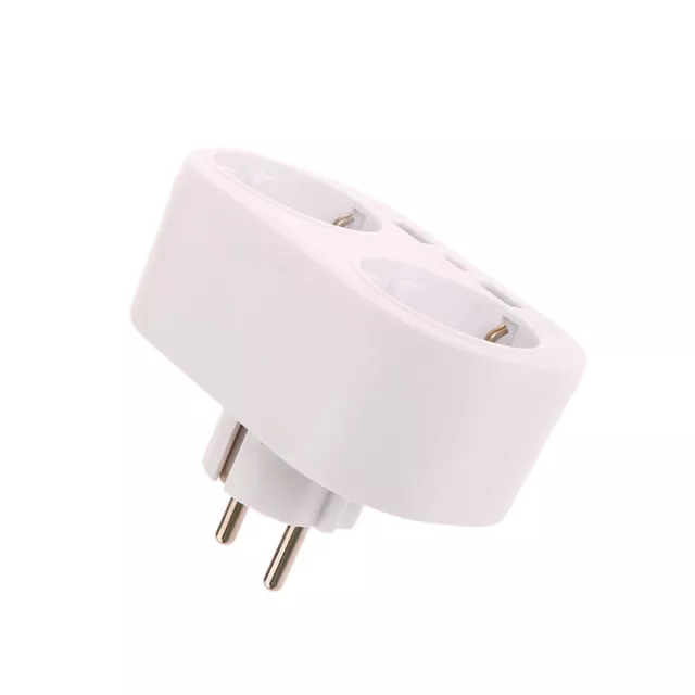 1Pc Type C Socket Converter 2 USB German DE Standard Plug Adapter Power Outlet