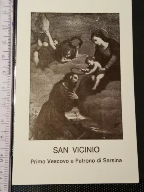 Santino Holy Card Holy San Vicinio GT704 ^