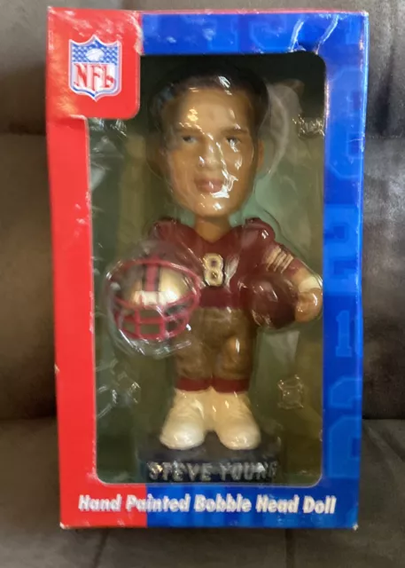 NFL Steve Young San Francisco 49er’s Bobble Head Collectible Series Football