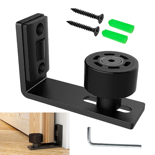ADJUSTABLE FLOOR GUIDE for Sliding Barn Door Bottom Roller Guide Wall
