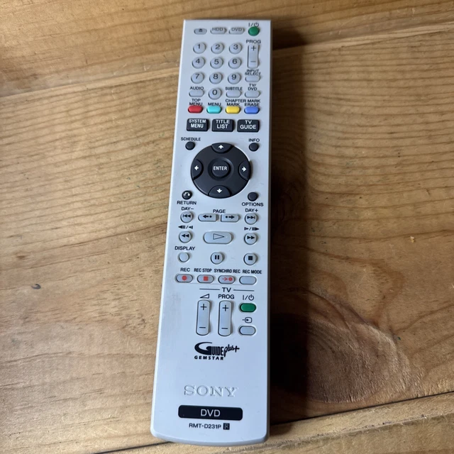 Télécommande SONY RMT-X1000B Pour Enregistreur Mini DV DHR-1000VC - Occasion Fonctionnelle